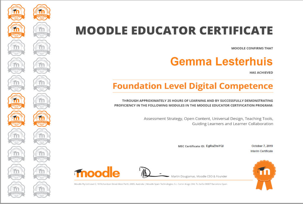 MEC level digital competence